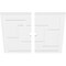 Ekena Millwork Knox Architectural Grade PVC Contemporary Ceiling Medallion, Two Piece, 40"OD x 3"ID x 14"C x 1"P CMP40KX2-03000 - alternate 2